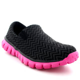 Women's Get Fit Go Easy Slip On Gym Sports Running Shoes Shock Absorbing Trainer