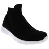 Women's Get Fit Lightweight Sock Fit Slip On Walking Sports Running Knitted Trainer