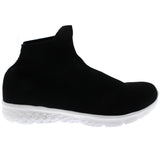 Women's Get Fit Lightweight Sock Fit Slip On Walking Sports Running Knitted Trainer