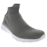 Women's Get Fit Lightweight Sock Fit Slip On Walking Sports Running Knitted Trainer