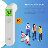 Adults Children Thermometer Infrared Forehead Thermometer Data Recording