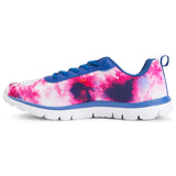 Women's Get Fit Go Easy Lace Up Floral Gym Sports Running Shoes Shock Absorbing Trainer